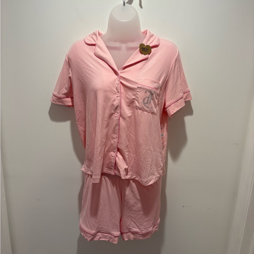 Juicy Couture Pink Pajama Set - Size Medium